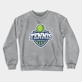 Tennis logo team design Crewneck Sweatshirt